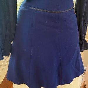 Blue mini skirt